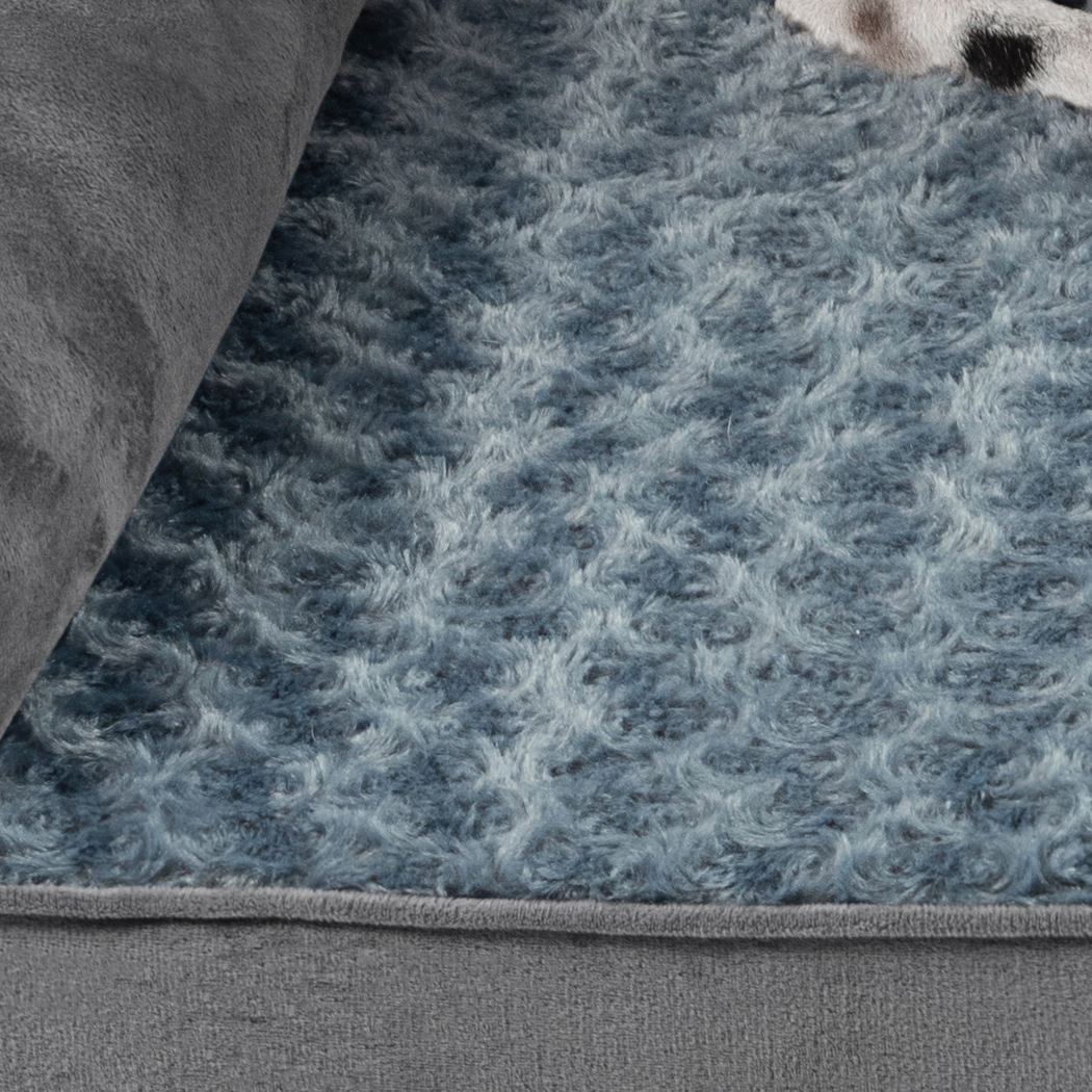 PaWz Pet Bed Sofa Dog Beds Bedding Soft M Cover Grey Cover Medium - Image 6